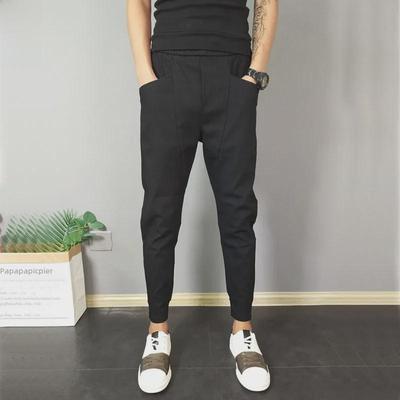 Men's Slim Fit Solid Color Harem Pants - Autumn Collection
