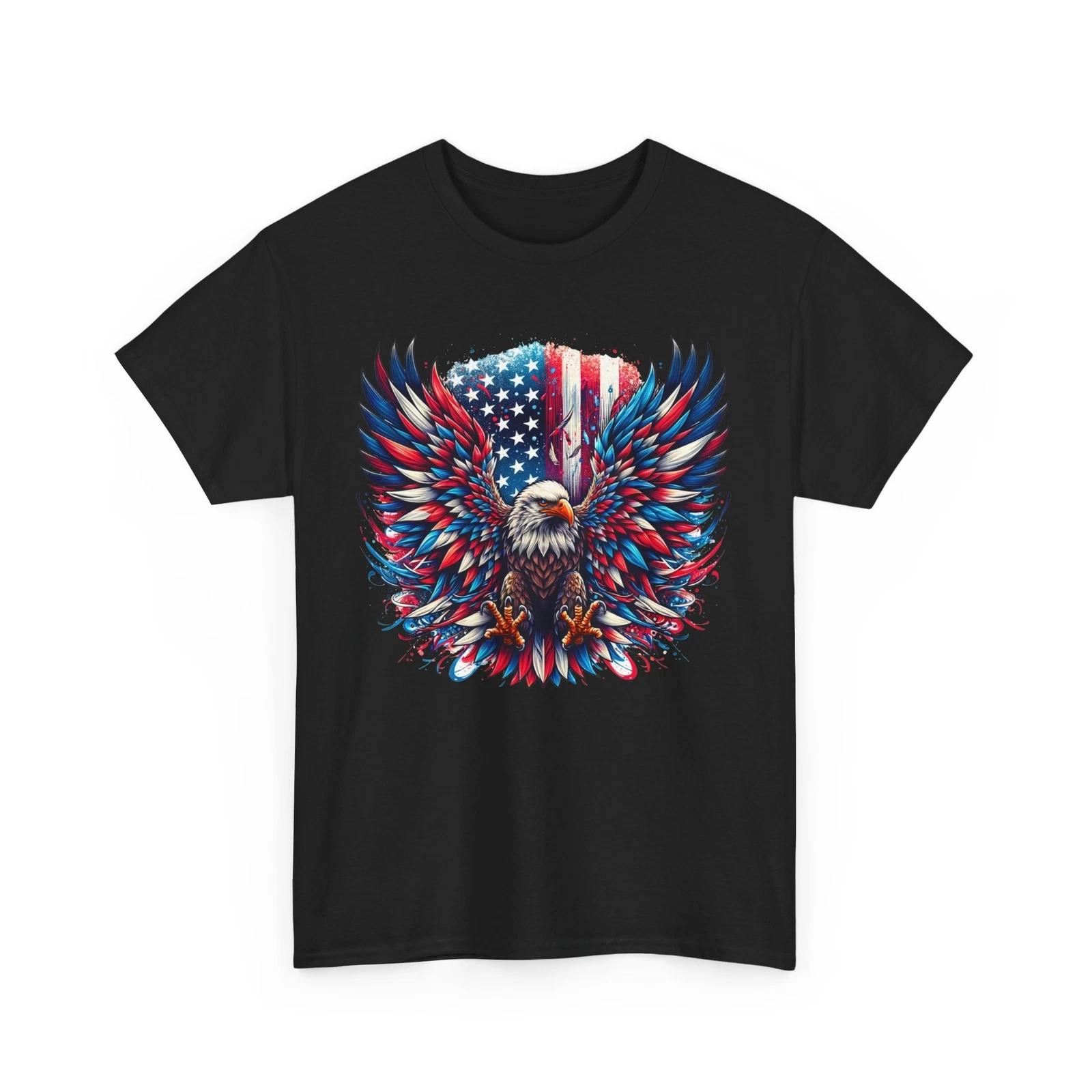 Patriotic Eagle Shirt | Freedom & Bravery T-Shirt | A True American Classic S