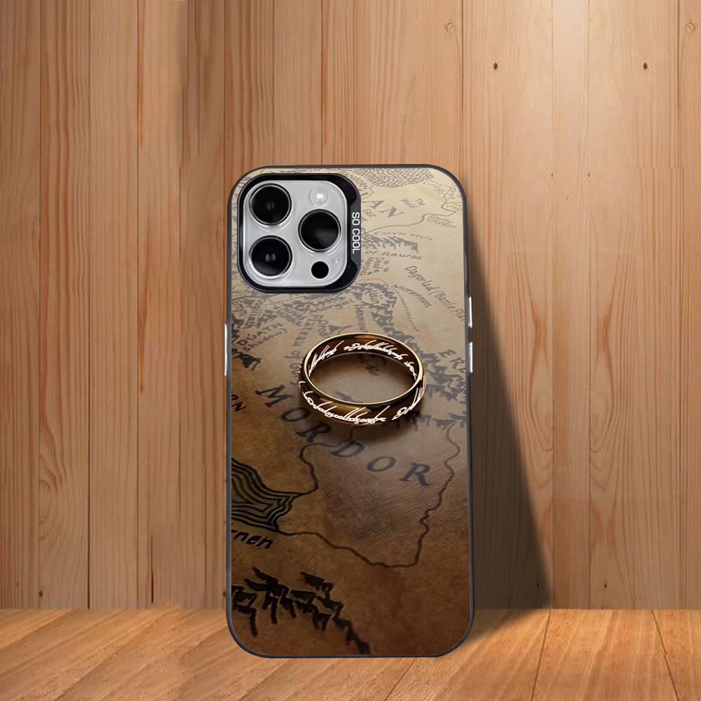 The L-LordS of the R-Rings Phone Case For iPhone 17,16,15,14,13,12,11,Mini,Pro,SE,MAX White Matte Shockproof Cover