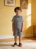 2026 Summer Boys' Three-Piece Set: Short-Sleeved T-shirt, Shorts & Vest - Children's Gentleman Outfit