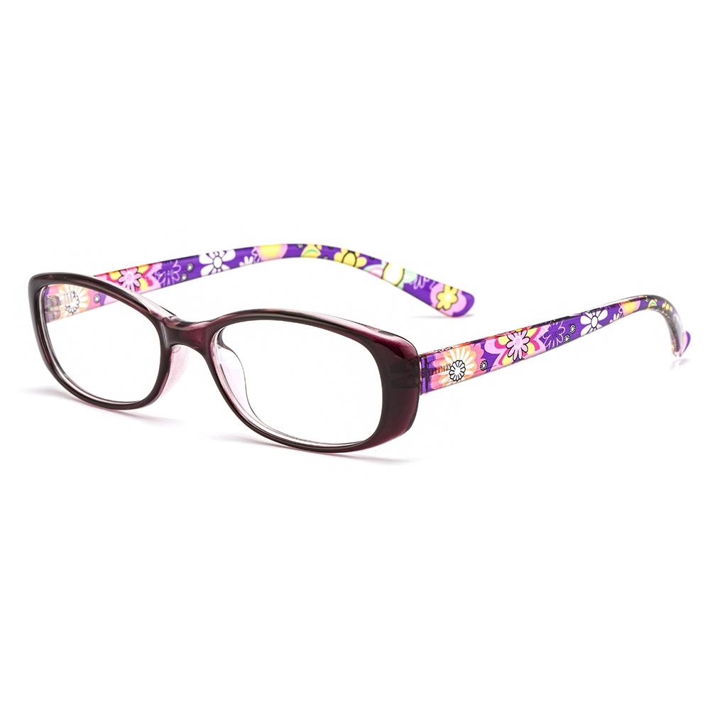 

Gmei Optical Designed Women Glasses Frames Flexible Printed Temples Legs Plastic Myopia Prescription Eyeglasses Frame MD5093