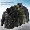 Completo Tuta Mimetica Elasticizzato: Abbigliamento da lavoro unisex, resistente all'usura e traspirante, perfetto per la primavera e l'autunno, tattico e per la protezione del lavoro.