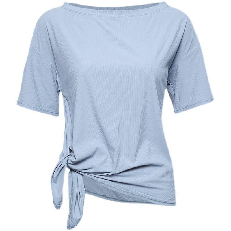 Summer Yoga Tops Sport Shirt Women Fitness Gym Top Yoga Running T-shirts Female Sports Top Quick Dry Workout Tops For Women
