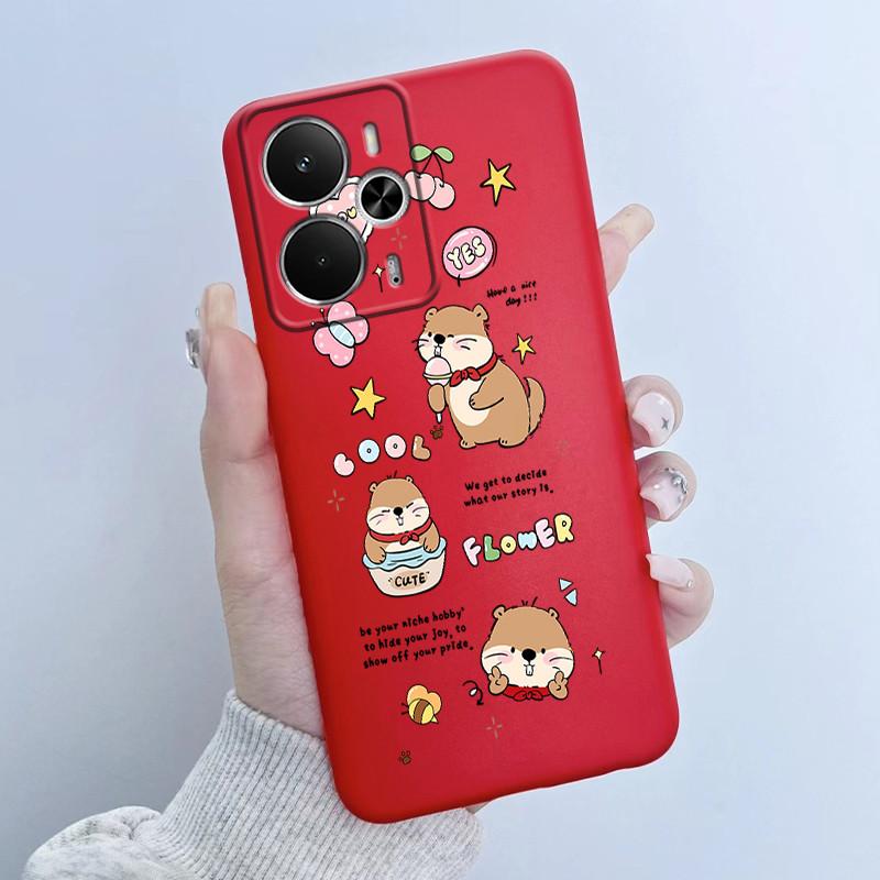 For Realme 14 5G Case RMX5075 Hot Cute Cartoon Panda Cover Soft Silicone Phone Case For Realme 14T Realme14 T 5G Back Cover Bags