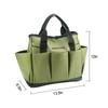 Gardening Tote Bag with 8 Pockets Gardening Tool Kit Organizer Hand Tool Storage Bag Lawn Yard Bag