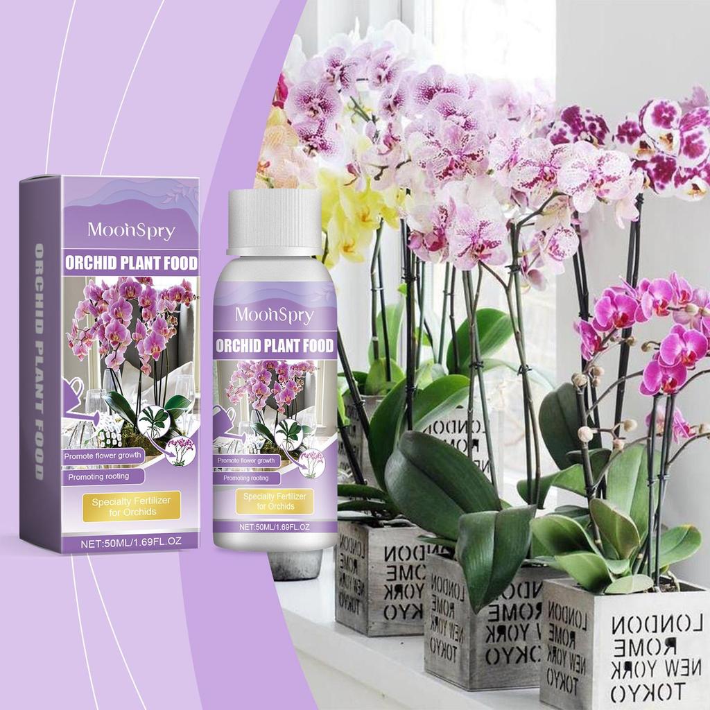 Agente di Crescita per Piante di Orchidee. Soluzione nutritiva specializzata per fiori e piante verdi. Universale per la coltivazione delle orchidee