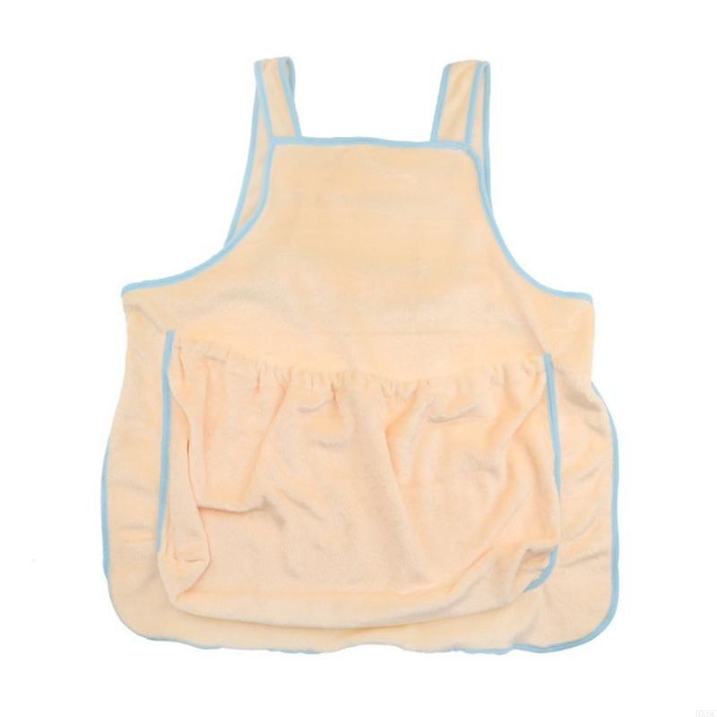 Fleece Lined Cats Petting Aprons with Warm Fleece Lining and Regulable Straps for Enhances Comfortable In Cold Weather HX6C