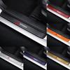 4PCS Car Door Sill Pedal Carbon Fiber Protective Sticker Anti-scratch And Waterproof For Mitsubishi Ralliart Lancer EX Outlander