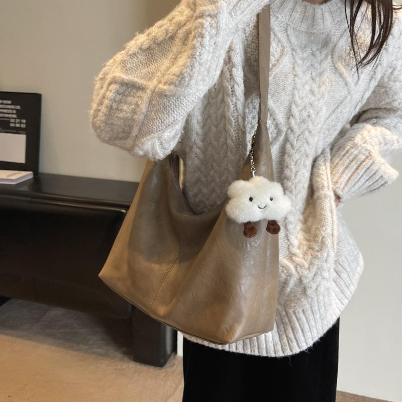 Fashion Big Bag Women'S Trendy Fashion Simple Commuter Bag Large Capacity Shoulder Messenger Tote Bag