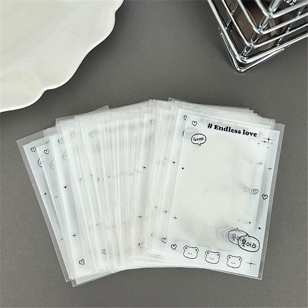 50 stk/sett Søt amerikansk stil Kpop-fotokortdekseletui Fashion Star Idol ID-kortholder Mote Familievenn Fotokort Film