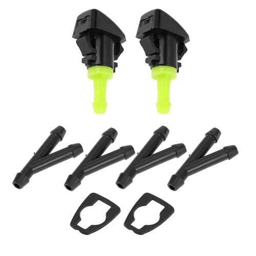 

HOPESPANNER Форсунка омывателя лобового стекла для Subaru Черный Зеленый Передняя Форсунка распылителя лобового стекла Распылитель стеклоочистителя Пластик 1 комплект