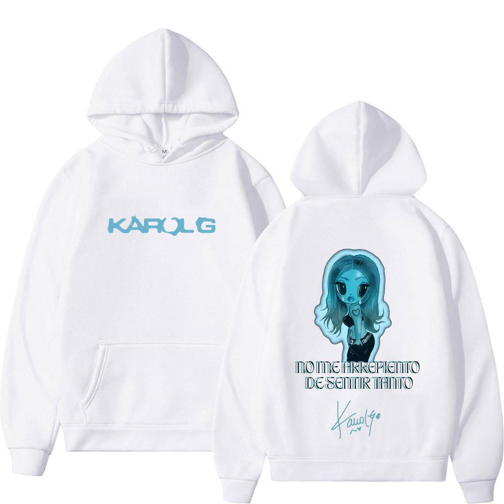 Karol G Album No Me Arrepiento De Sentir Tanto 2026 Hoodie Unisex Fashion Pullover Loose Casual Comfort Winter Sweatshirts
