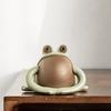 Ceramic Tea Pet Frog Statue Lovers Gifts Ornament Micro Landscape Miniature Figurine Sculpture