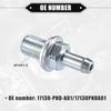 PCV Valve Compatible for Honda CR-V 2002-2009 for Honda Accord 2003-2007, Durable Metal Silver Tone Exhaust Positive Crankcase Ventilation Valve