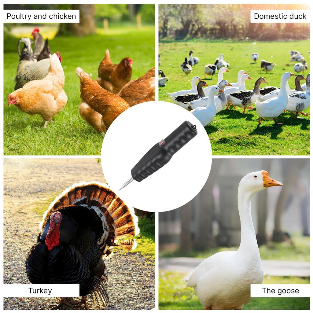 Handheld Chicken Plucker Machine Electric Poultry Defeathering Machine with Self-adjustable Dual