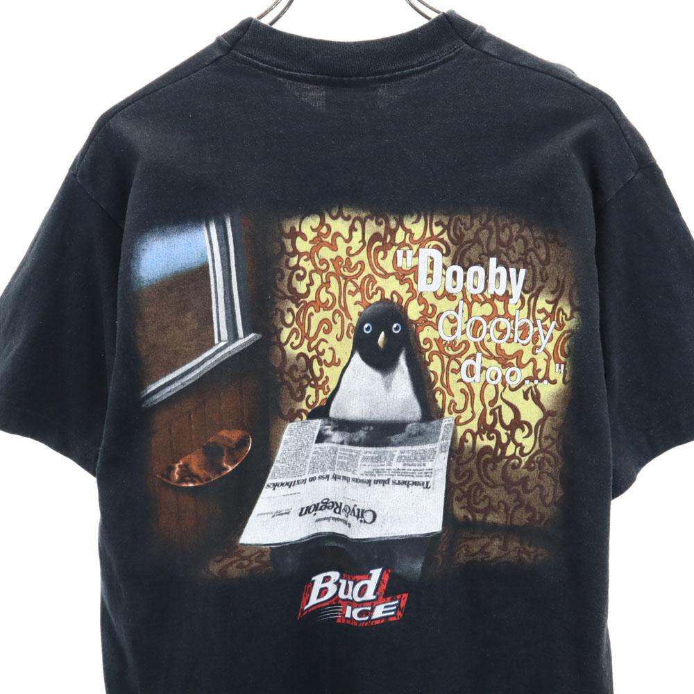 WILD OATS 90s Made in USA Back print Short sleeve BUD ICE T-shirt Men's Used