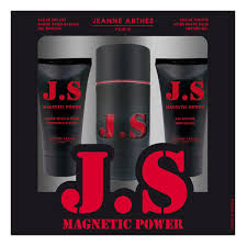 Jeanne Arthes Js Magnetic Power Gift Set 100ml EDT + 75ml Shower Gel + 75ml Aftershave Balm