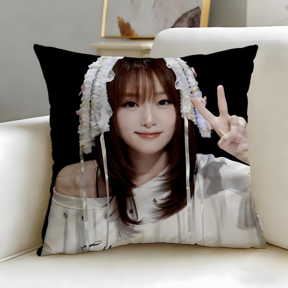 Kpop Style Artist Choi Ye-Na Cushion Cover Soft & Easy-Wash Pillow Case – Versatile For Couch, Bed, Travel And Office