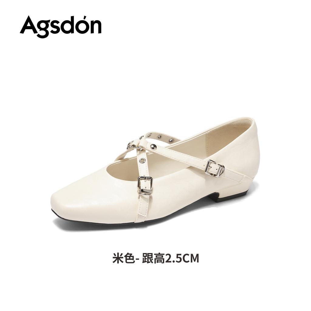 Mary Jane single shoes, new spring thick heels, not tired feet, commuting small leather shoes, shallow mouth single shoes