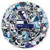 50-Pack Waterproof Cartoon Police Car Stickers for Children - Perfect for DIY, Reward, Phone Cases, and Suitcases