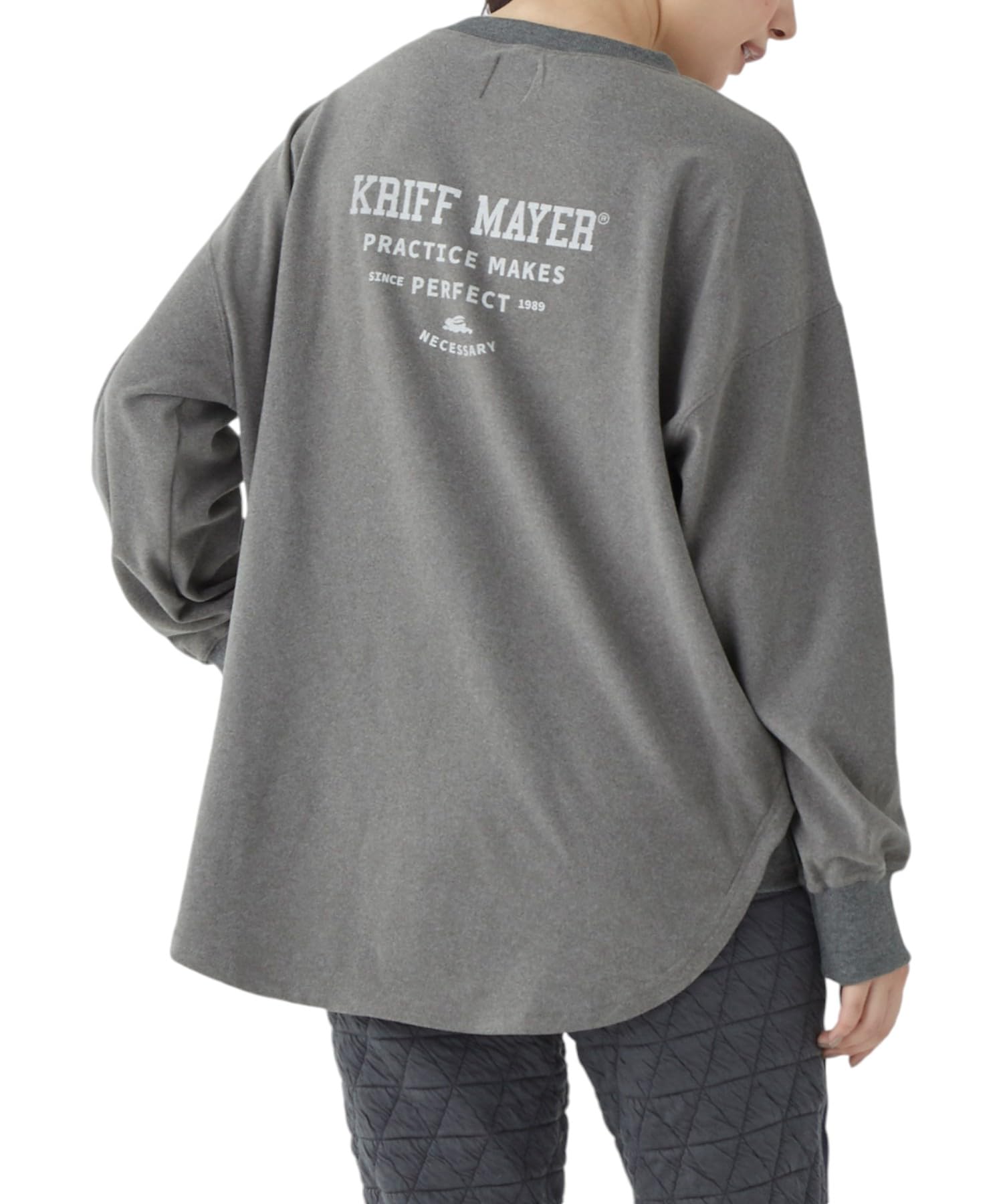 

Футболка Mochi Nobi Loose Gray [Cliff Mayer], женская, большая, серый