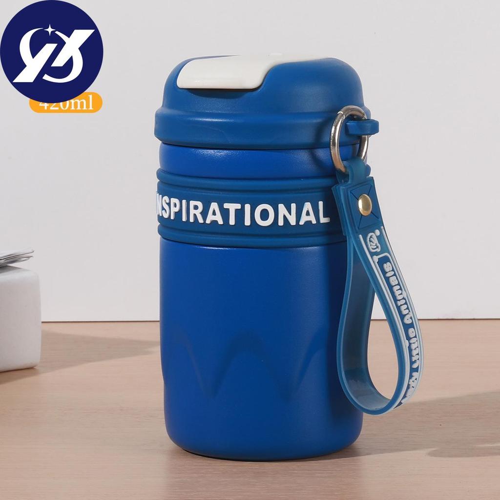 New 316 Stainless Steel Portable Coffee Cup with High Value Student Portable Thermos Cup with A Glass of Water.
