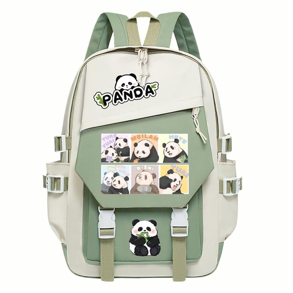 Panda Huahua Large Capacity Lightweight Casual Backpack High Value Simple Student School Bag