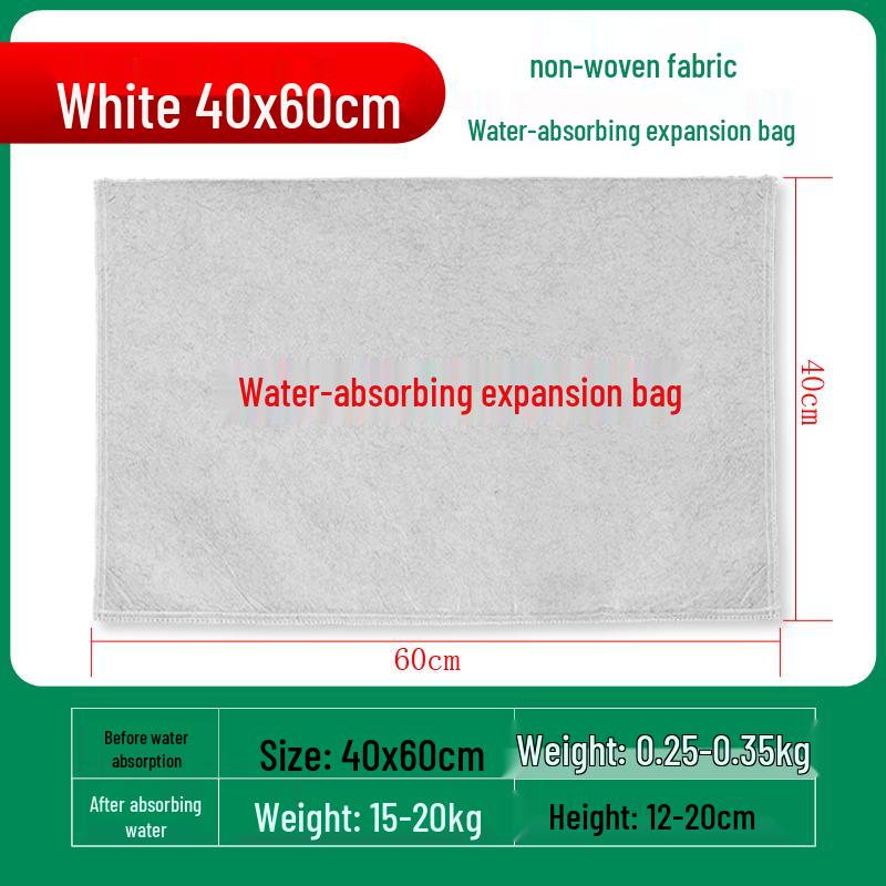 Water-Absorbing Expandable Sandbag for Household Flood Control - Jute Non-Woven Flood Prevention Bag
