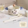 Qiwei Cute Cartoon Ceramic Dinnerware Set