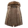 Autumn and Winter New Men's Cotton-padded Clothes Medium and Long Hooded Middle-aged and Young People Thickened Warm Cotton-padded Jacket Men