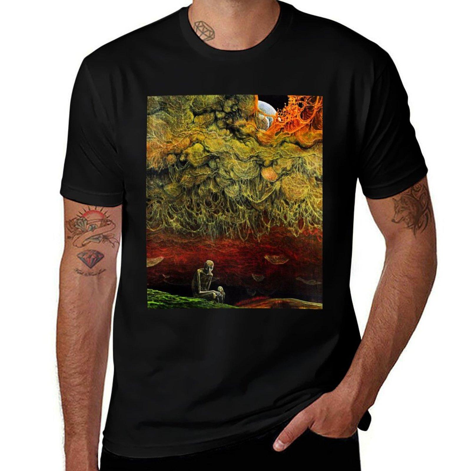

Untitled, by Zdzisaw Beksiński T-Shirt cotton t shirt man t shirt man designer t shirts for man cotton T-Shirt M