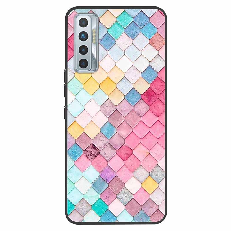 

Чохол для Tecno Camon 17P, ударостійкий, м який силікон TPU, задня кришка для Tecno Camon 17P 2021, чохли для телефону Camon17P CG7, милий мультяшний Tecno Camon 17P