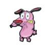 And Quirky Fun Dog Character Metal Badge Unique Eggplant Brooch For Trendy Fashion