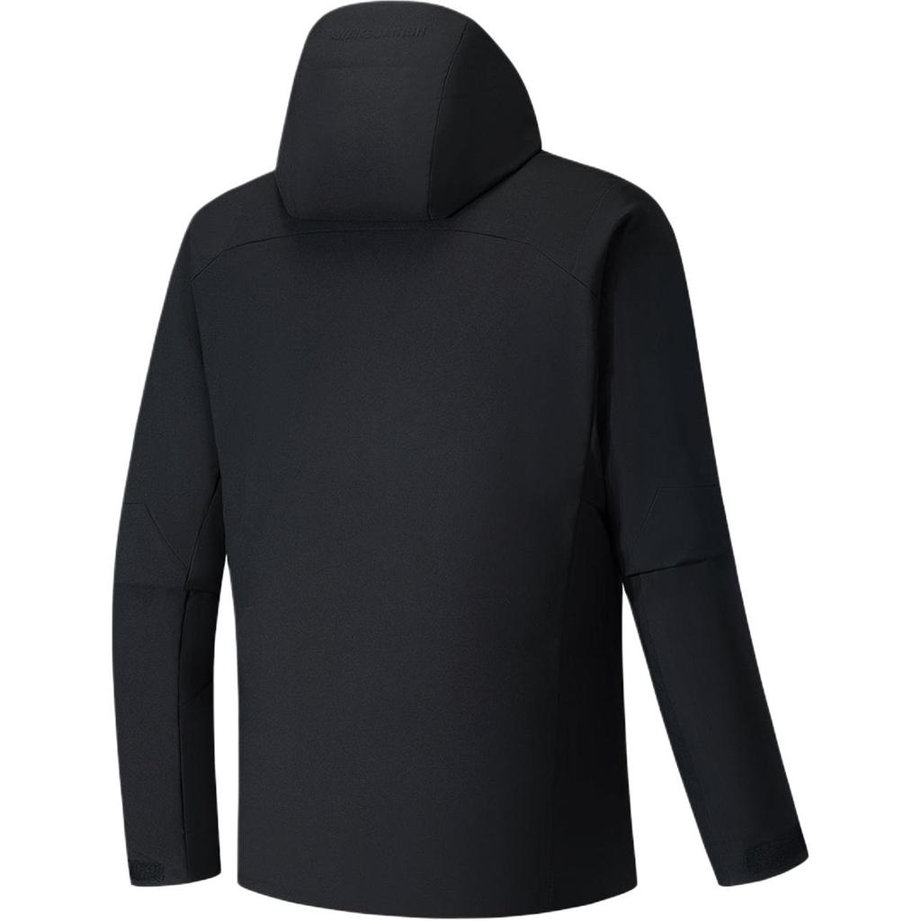 Anta Champion Travel Series Solid Color Zipper Hooded Versatile Down Jacket Men outerwear 152540934-1