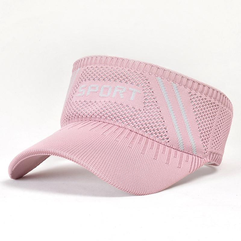 Summer Womens Sport Sun Hat With Large Brim Breathable Polyester For Outdoor Sun Protection