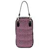 Prada Crystal Embellished Logo Zipper Closure Satin Handbag Unisex Handbags Pink 1DH030-2AWL-F0028