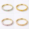 Vintage Enamel Bracelet Fresh and Sweet Enamel Dropped Glaze Bangle  Party Jewelry