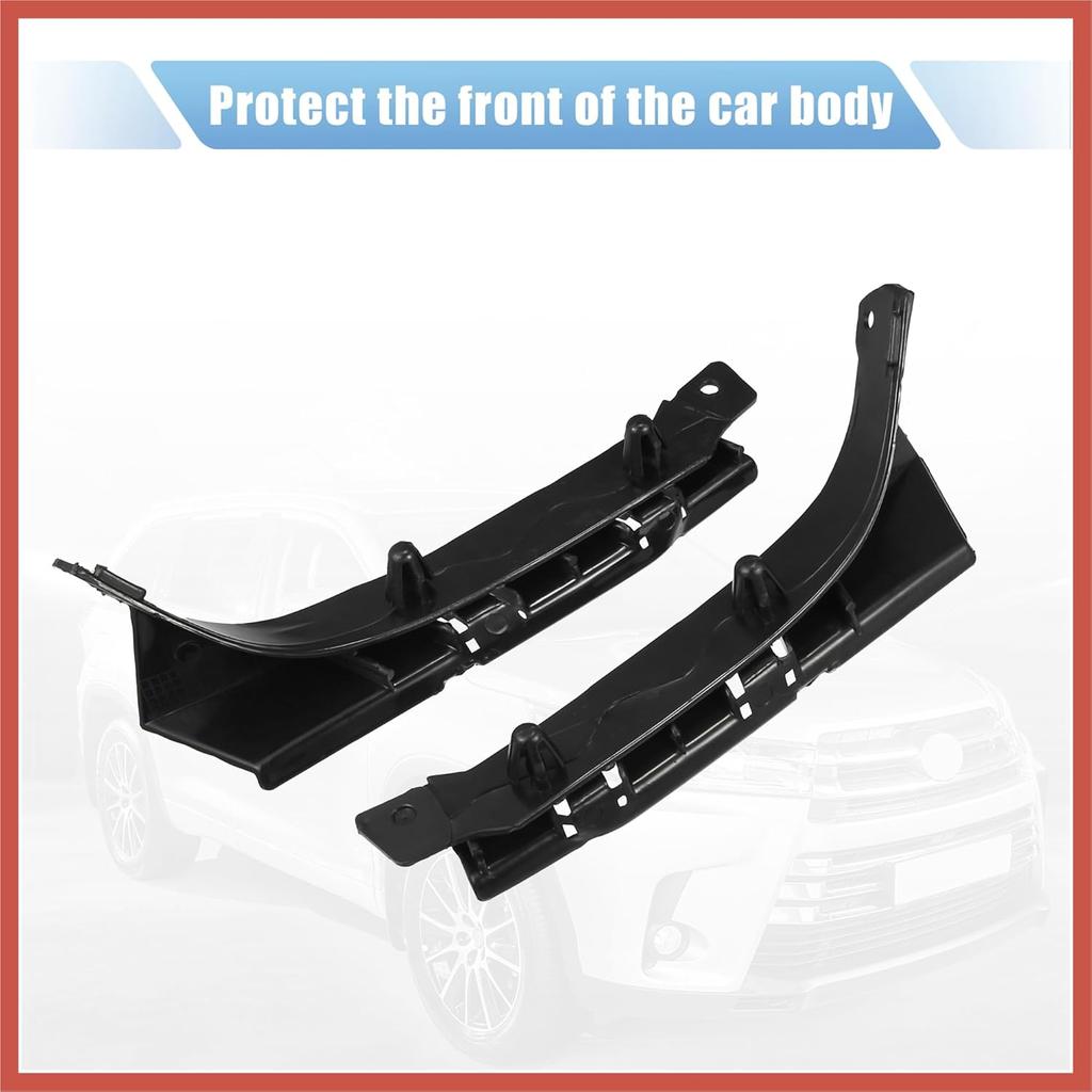 ACROPIX 1 Pair Left and Right Side Front Bumper Mounting Support Bracket 51117116667 51117116668 for BMW X5 E53 2004-2006 Car Parts