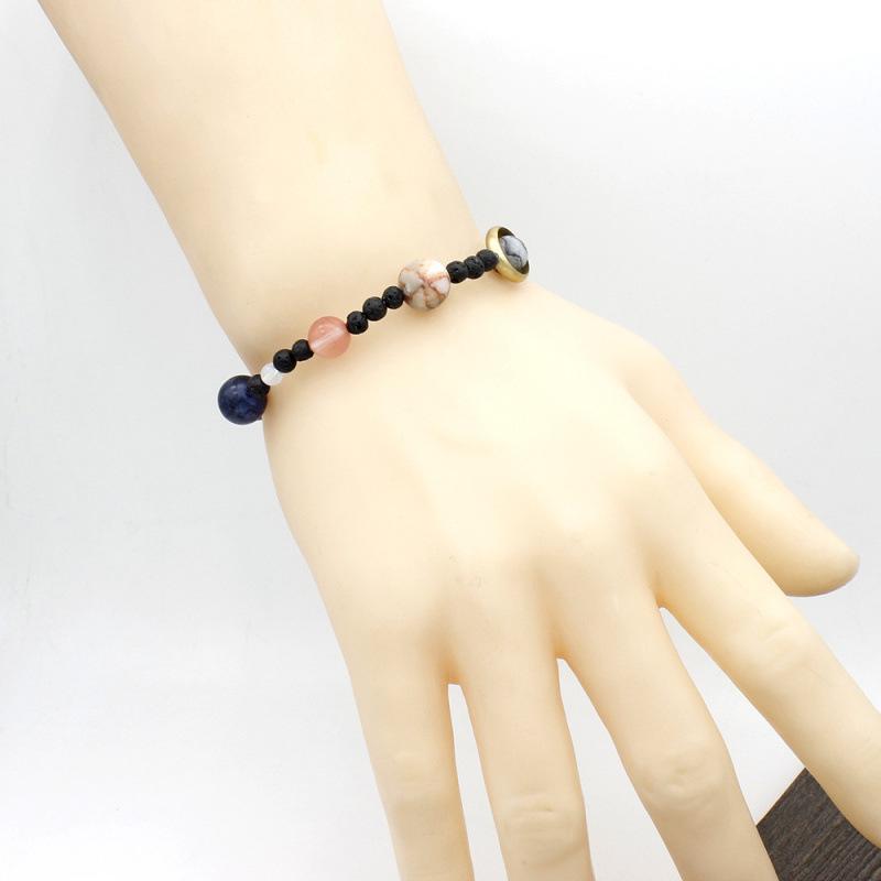 Solar System Planet Bracelet: Guardian Stone Jewelry