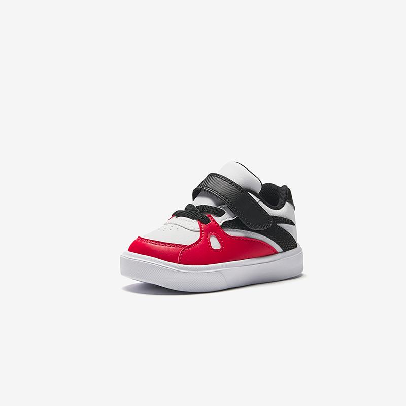 Anta Kids Synthetic Leather Trendy Comfortable Versatile Anti-Kick Lightweight Shock Absorbing Low-Top Walking Shoes Baby Shoes A12530013