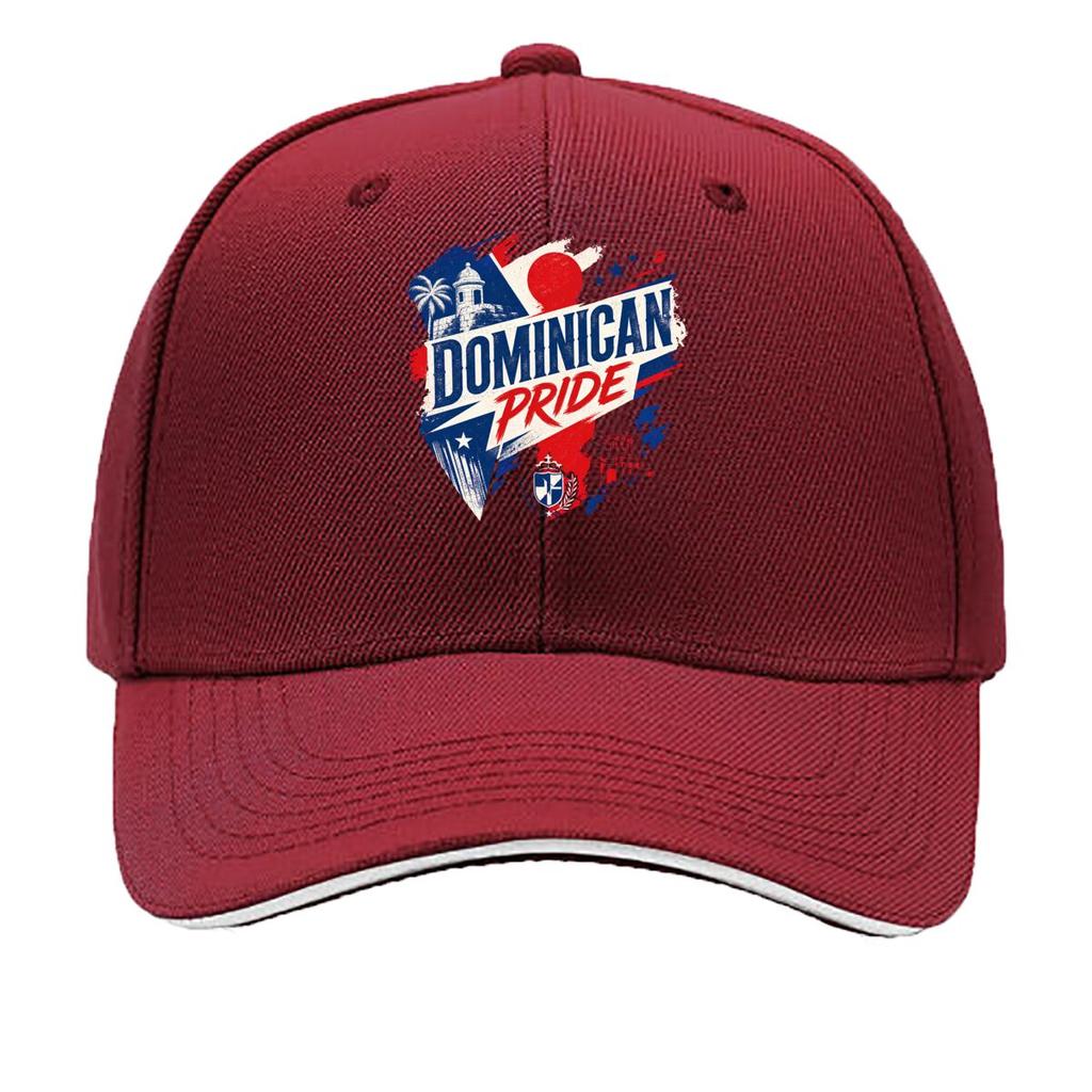 Vintage Dominikanische Stolzflagge Kunstwerk Sandwich Baseballkappe Sonnenkappe Outdoor-Workouts Hut