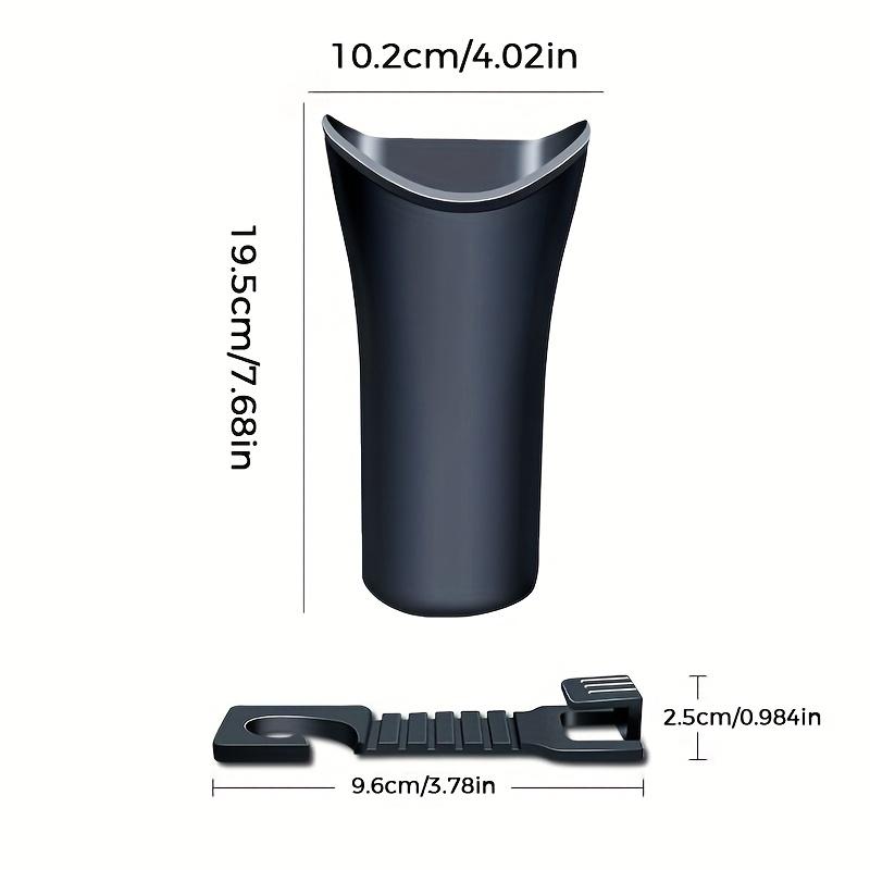 Car Umbrella Storage Bucket Multifunctional Black Plastic Holder Barrel with Hook for Gathering Bottle Shelves Car Trash Can New