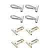 Brooch Converters 4pcs Copper Material Pin to Pendant Converters Brooch Converter for Changing Brooches Pins to Pendant