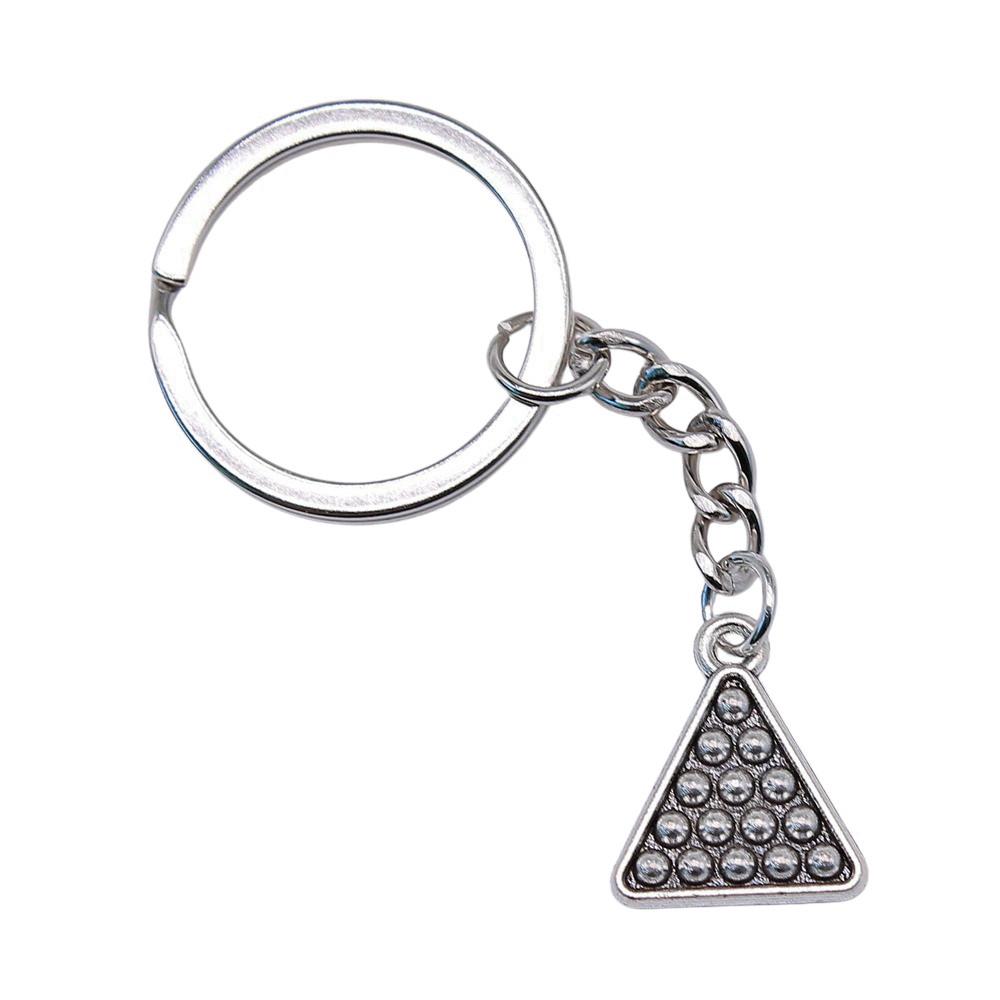 Metal Fittings Yoga Keychain Sport Theme Key Ring Souvenir 28mm