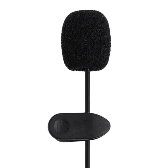 3.5mm Wired Lavalier Microphone Speech Teaching Sound Amplifier Mic for Phone PC