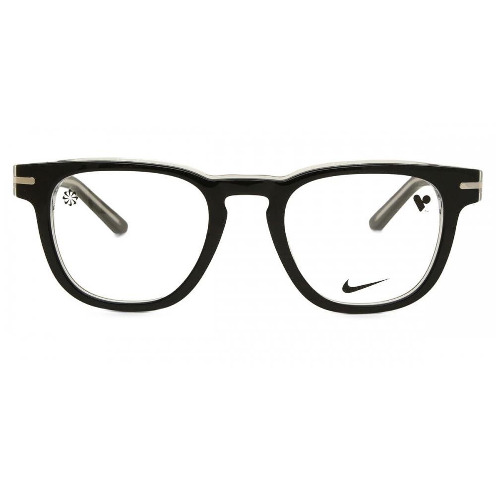 

Nike 7175 010 Unisex Eyeglasses Black On Clear/49-21-145