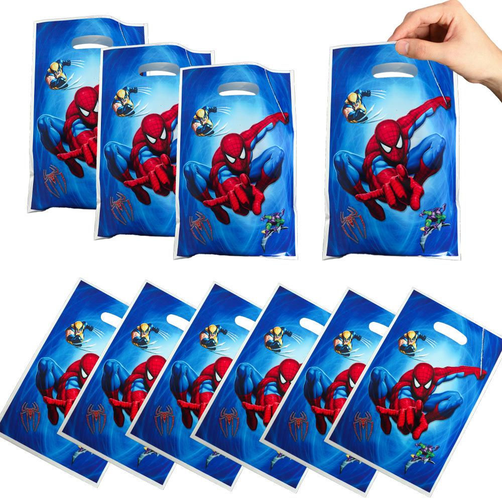 Spider-Man Birthday Party Supplies Disposable Tableware Paper Plate Paper Cup Paper Tissue Boy Decoration Cartoon Eco-Friendly Material