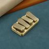 Metal Fidget Clicker Rectangle Shape Stress Relief Toy Classroom Office Desk Toy Golden Rectangle Fidget Piano Keys