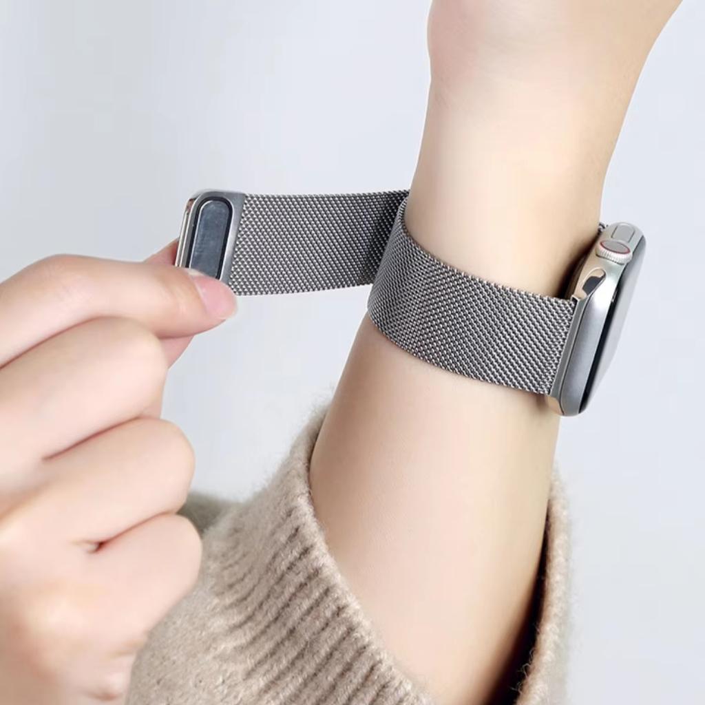 Strap For Apple Watch Band 46mm 44mm 45mm 40mm 42mm 41mm 49mm Milanese Loop correa Bracelet iWatch Series 11 10 Ultra 2 9 8 SE 3