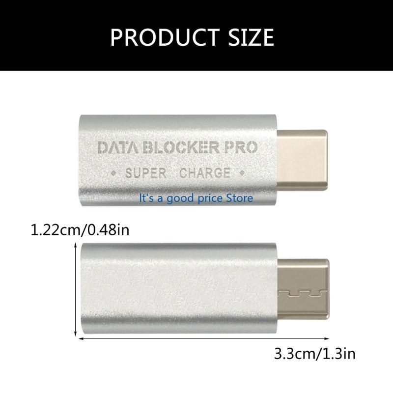  Secure Charging Solution with USB C Data Blocker for All Modern Devices Safely Protect Against Juice Jacking USB Adapter